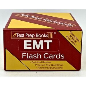EMT Exam Test Prep Study Flash Cards Review Practice Test Questions Good Con